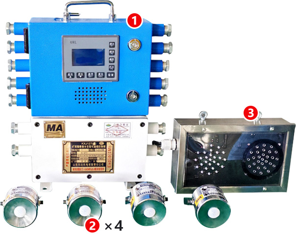 KXB127礦用采煤掘進(jìn)機(jī)電子圍欄防護(hù)系統(tǒng)